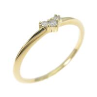 アガット ハート ダイヤモンドリング