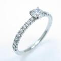 カルティエ エタンセル リング 0．18ct・D・VS1・3EXT