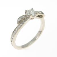 シャネル リュバン リング 0．25ct・E・VVS1・3EXT