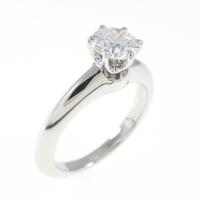 ティファニー ダイヤモンドリング 0．52ct・H・VVS2・3EXT