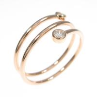 ティファニー フープ 3ロウ リング