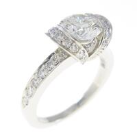 ティファニー リボン リング 0．72ct