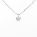 プラチナダイヤモンドネックレス 0．313ct・F・SI2・GOOD