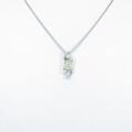 プラチナダイヤモンドネックレス 1．068ct・LY・SI2・ファンシーカット