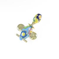 ポンテヴェキオ エアープレーン エナメルペンダント