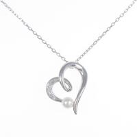 ミキモト ハート アコヤパールネックレス