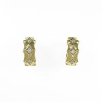 K18YG ダイヤモンドイヤリング