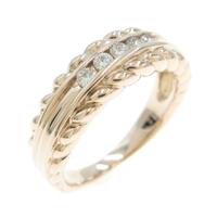 K18PG ダイヤモンドリング