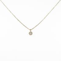 アガット ダイヤモンドネックレス