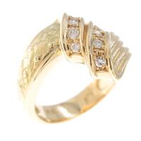 K18YG ダイヤモンドリング