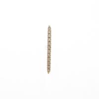 ヒロタカ ゴッサマー ショートバー ピアス 片耳