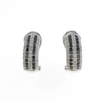 K18WG ダイヤモンドピアス