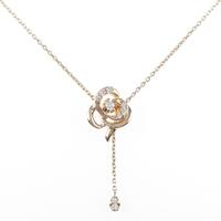 ヴァンドーム ローズ ダイヤモンドネックレス