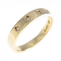 K18YG ダイヤモンドリング