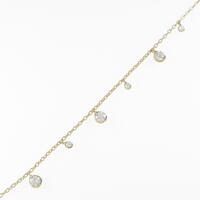 【リメイク】K18YG ダイヤモンドブレスレット