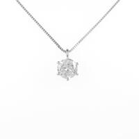 PT ソリティア ダイヤモンドネックレス