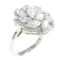 プラチナダイヤモンドリング 1．006ct・K・SI2・オーバルカット