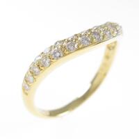 K18YG ダイヤモンドリング