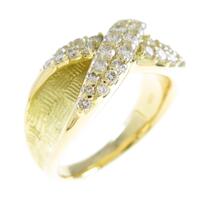 K18YG ダイヤモンドリング