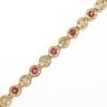 K18YG ルビーブレスレット