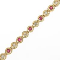 K18YG ルビーブレスレット