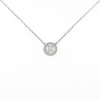 プラチナダイヤモンドネックレス 0．357ct・D・SI2・VG