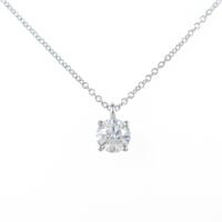 ティファニー スタッド ネックレス 0．49ct・H・VS2・EXT