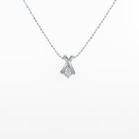 K18WG ダイヤモンドネックレス