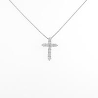 PT クロス ダイヤモンドネックレス