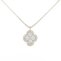 【新品】K18YG ダイヤモンドネックレス 0．525ct・F・VVS1?SI1・VG
