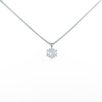 【新品】プラチナダイヤモンドネックレス 0．347ct・F・SI1・VG