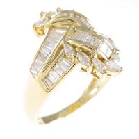 18KYG ダイヤモンドリング