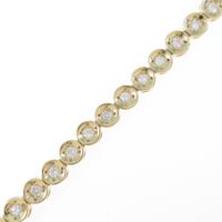 K18YG ダイヤモンドブレスレット