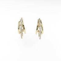 K18YG ダイヤモンドピアス