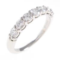 ティファニー ハーフサークル シェアドプロングセッティング リング