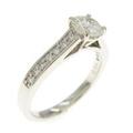 【リメイク】プラチナダイヤモンドリング 0．524ct・G・I1・VG