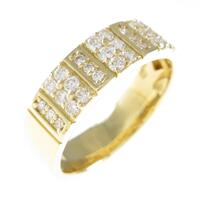 【リメイク】K18YG ダイヤモンドリング