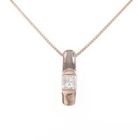 K18PG ダイヤモンドネックレス