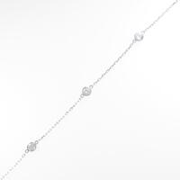 【リメイク】K18WG ダイヤモンドブレスレット