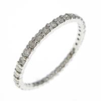 K18WG フルエタニティ ダイヤモンドリング