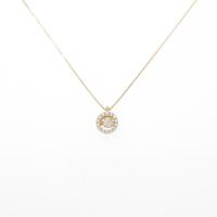 【新品】K18YGダイヤモンドネックレス 0．219ct・G・VS1・GOOD