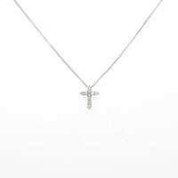PT クロス ダイヤモンドネックレス