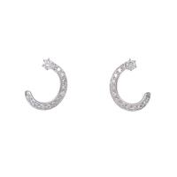 K18WG／PT ダイヤモンドピアス