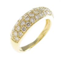 K18YG ダイヤモンドリング