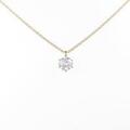 【リメイク】K18YG ダイヤモンドネックレス 0．310ct・D・VVS2・EXT H＆C