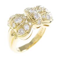 ブシュロン リボン ダイヤモンドリング