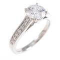 【リメイク】プラチナダイヤモンドリング 0．786ct・D・VS2・EXT