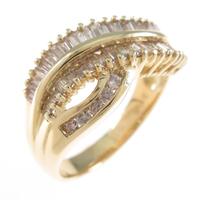 K18YG ダイヤモンドリング