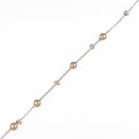 ヴァンドーム PT／K18YG ブレスレット