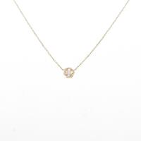 K10YG ダイヤモンドネックレス